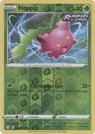 Evolving Skies Hoppip #2/203 reverse holo